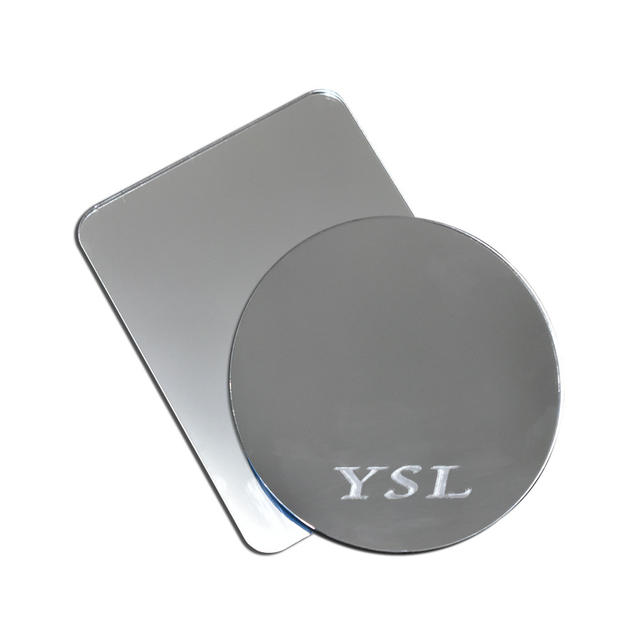 Acrylic lens fixed mirror mirror organic glass lens silver lens processing cosmetic mirror glass mirror