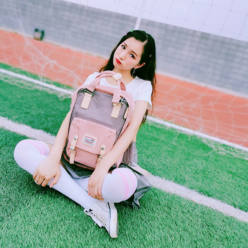 Donut Backpack Women's College Style High School Campus Backpack Travel Bag Student School Bag