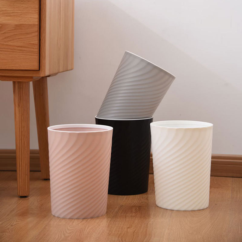 Household trash can classification living room without lid large Nordic creative bedroom kitchen bathroom toilet tube office