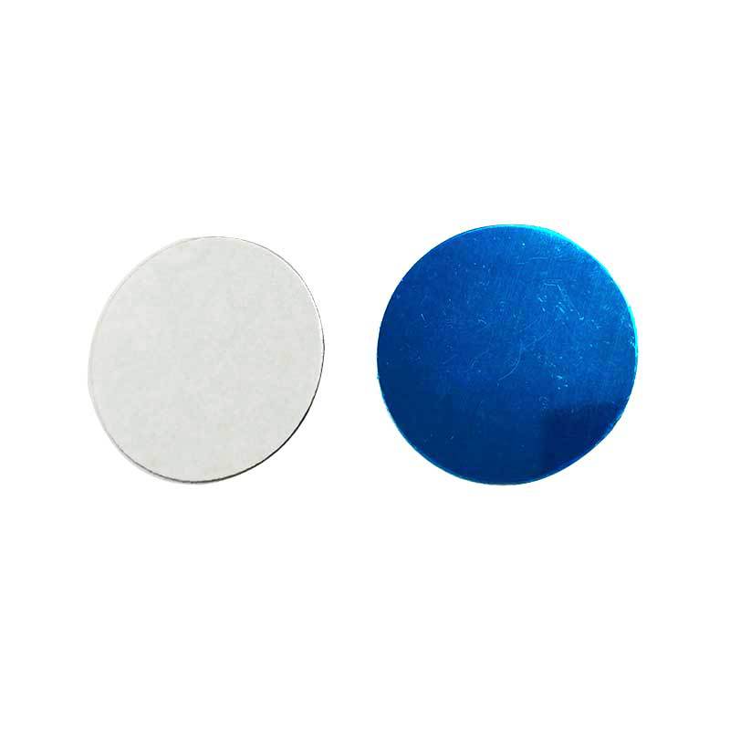 Mobile Phone Case Magnetic Stand with a Diameter of 40mm, Magnetic Sheet with 3m Double-Sided Adhesive, Round Stainless Steel