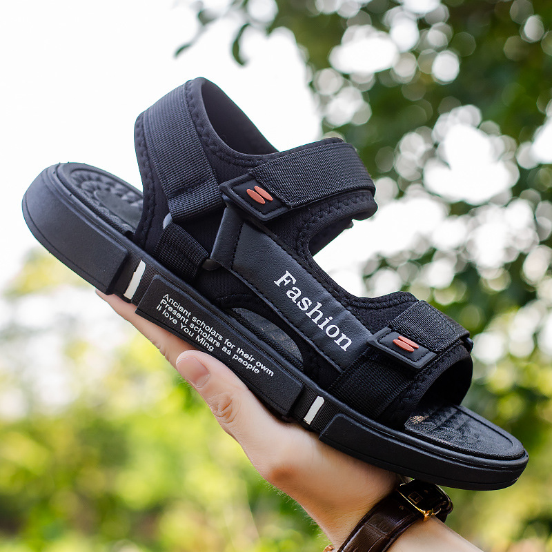 2021 New Summer Trendy Men's Sandals Men's Cross-Border Casual Fashion Sports Driving and Outdoor Dual-Use Beach Shoes