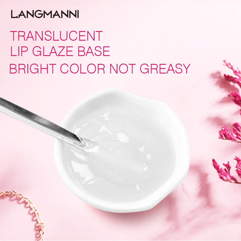 Cross-Border Specializes in Langmannni New DIY Transparent Lip Gloss Lip Glaze Base Moisturizing and Moisturizing