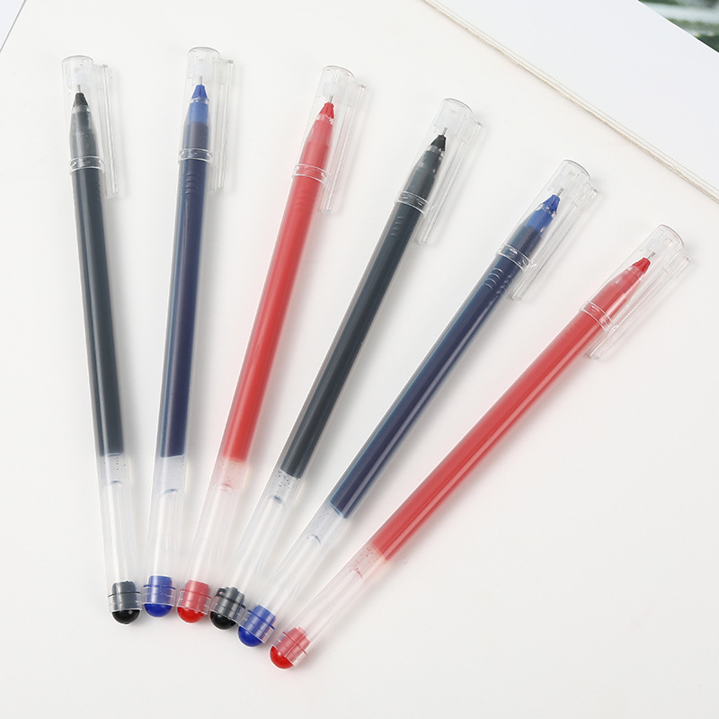 Direct selling large-capacity giant can write gel pen needle tube 0.5mm carbon fountain pen special pen for student examination sign pen