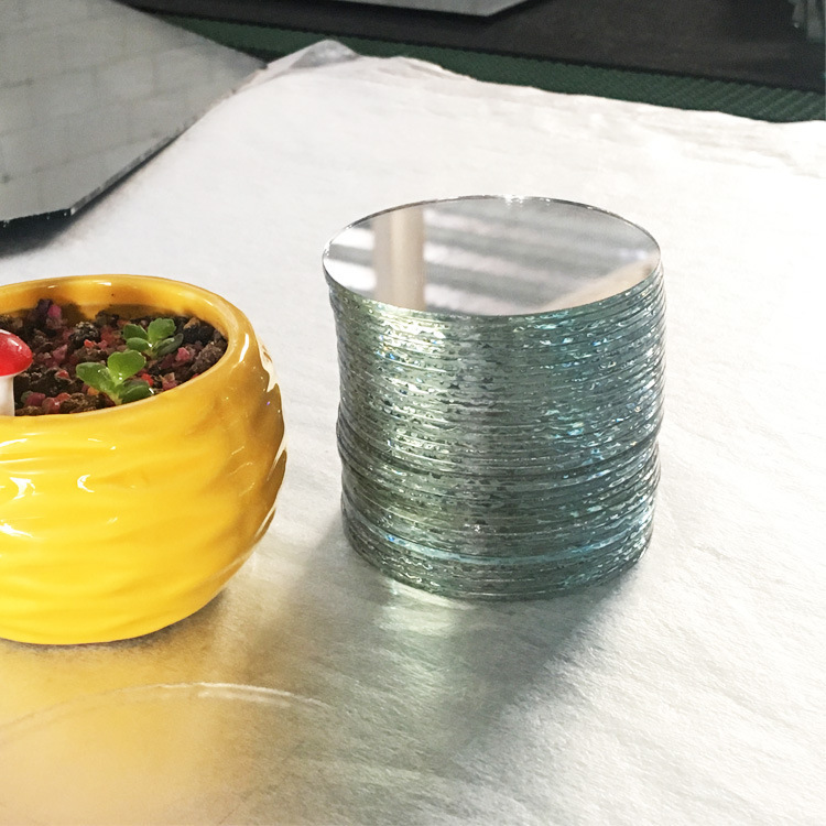 Factory Direct sales glass mirror round mirror cosmetic mirror foreign glass lens customized small mirror of various specifications