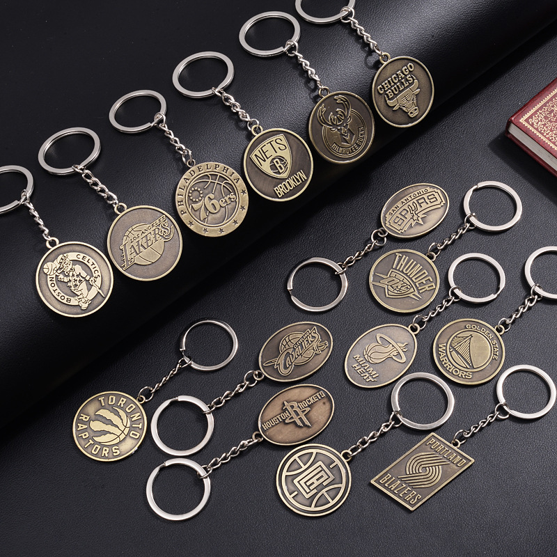 Брелок с логотипом баскетбольной команды Коби Лейкерс Рыцарь Уорриорс аксессуары для фанатов