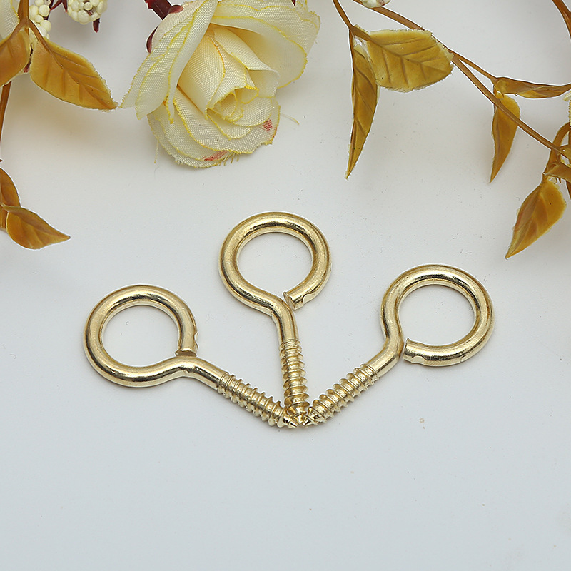 Sheep Eye Nails, Stainless Steel Sheep Eye Screws, Plastic-Coated Screw Hooks, Plastic-Coated Rust-Proof Screw Eye Nails