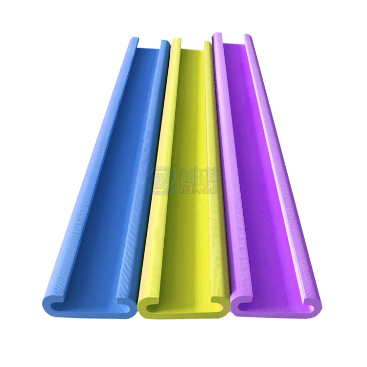 Buckle-type dragon boat seat cushion Eva foam C- shaped dragon boat bench cover cushion non-absorbent sponge non-slip foam cushion