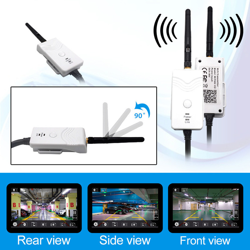 Cross-Border Fpv Dedicated Dc Interface Video Wifi Transceiver Vehicle-Mounted Av Video Transceiver Wifi Wireless