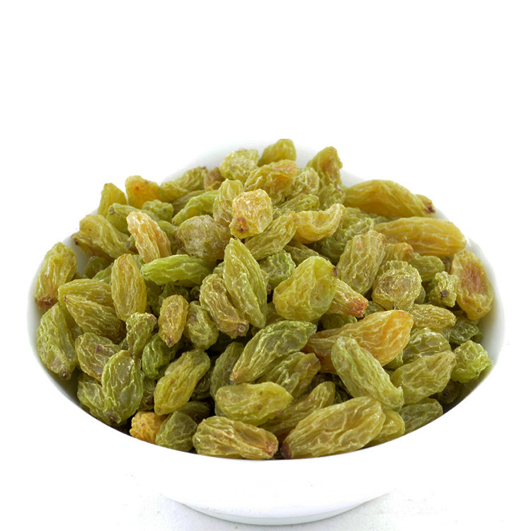 Сухофрукты без косточек белые зеленые из Синьцзяна 500г пакет средний размер Турпан оптом