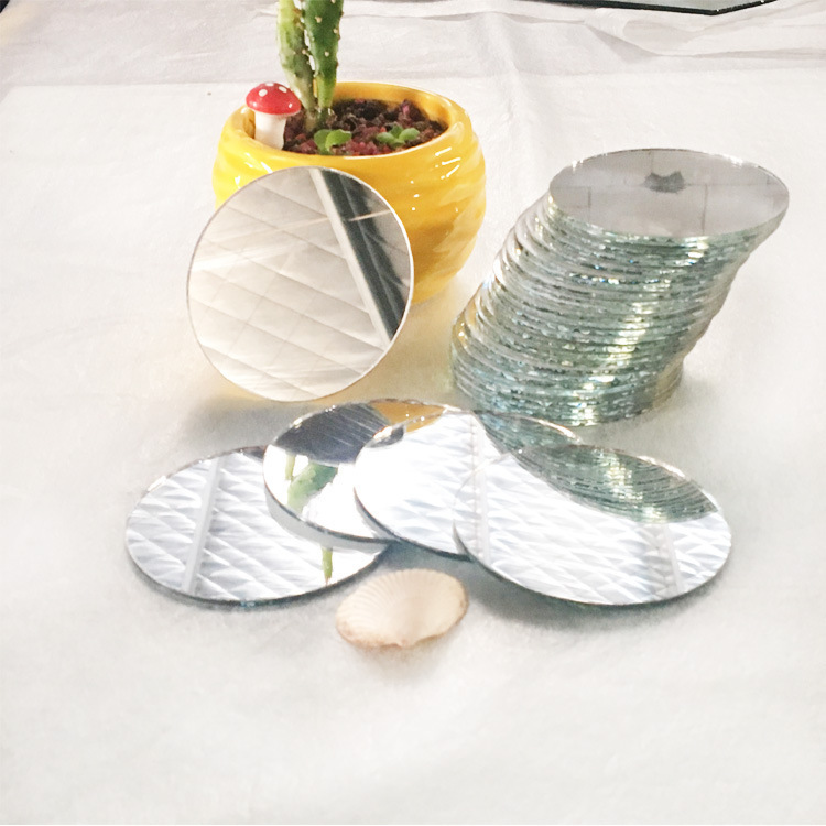 Прямые продажи завода стеклянное зеркало круглое косметическое зеркало иностранная стеклянная линза индивидуальное малое зеркало различных спецификаций