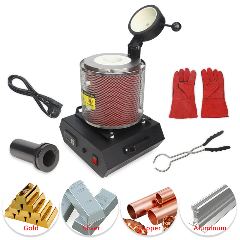 1kg 2kg 3kg gold melting furnace | Aluminum melting furnace | Gold melting furnace | Gold melting machine | Silver melting furnace | Copper melting furnace