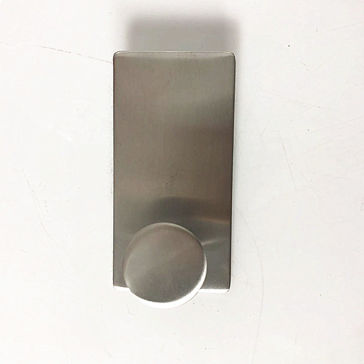 Bathroom 304 Stainless Steel Clothes Hook Telescopic Towel Single Rack Bath Towel Rack Nail-free