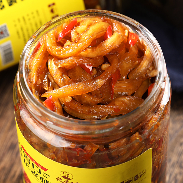 280g/bottle of dragon teacher spicy papaya shreds dried papaya pickles pickles pickles meals pickled pickled pickled vegetables appetizer