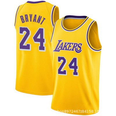 Heat Press Jersey Lakers 8 #   24 # Kobe Bryant Heat-Pressed Basketball Jersey Kobe Bryant Jersey