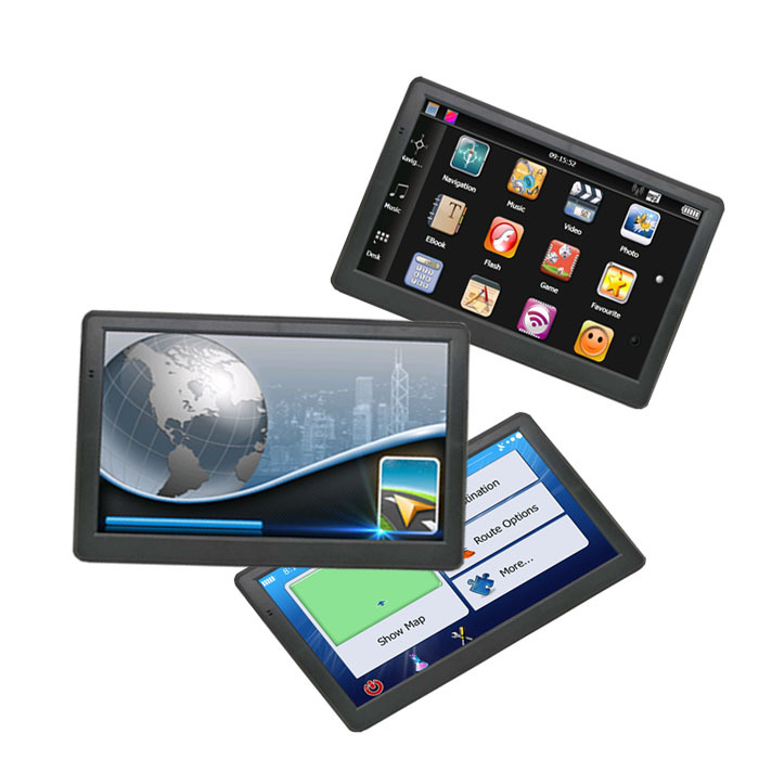 EU TYPE-C Charging 7-inch Classic Private Model Resistor Portable GPS Navigator Europe, America and Australia Special D128 8