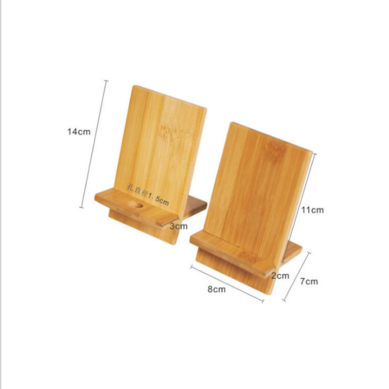 Creative online Red live broadcast mobile phone bracket lazy mobile phone folding bamboo bracket TikTok artifact can be used as LOGO