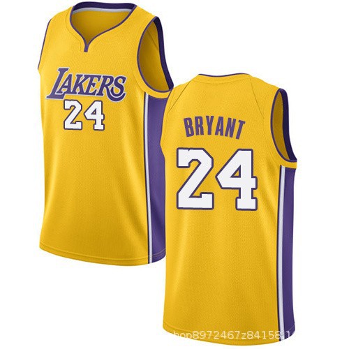 Heat Press Jersey Lakers 8 #   24 # Kobe Bryant Heat-Pressed Basketball Jersey Kobe Bryant Jersey