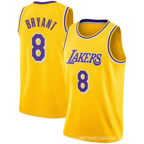 Heat Press Jersey Lakers 8 #   24 # Kobe Bryant Heat-Pressed Basketball Jersey Kobe Bryant Jersey
