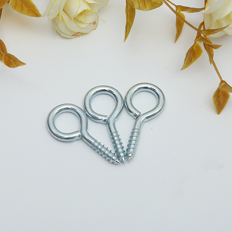 Sheep Eye Nails, Stainless Steel Sheep Eye Screws, Plastic-Coated Screw Hooks, Plastic-Coated Rust-Proof Screw Eye Nails