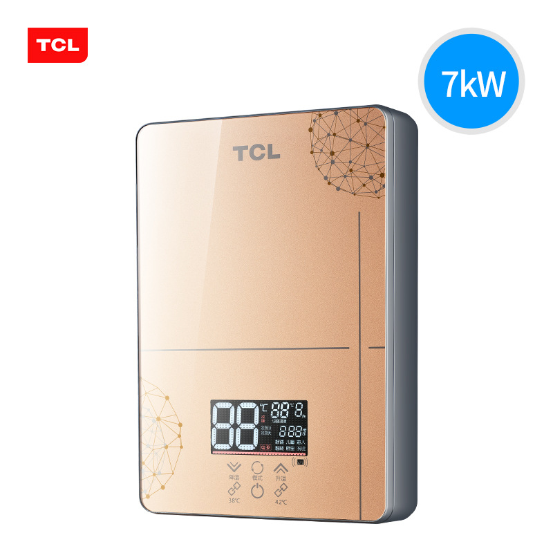 Tcl Instant Electric Water Heater Household Bath Shower Small Bathroom Instant Heater Over-Water Heating