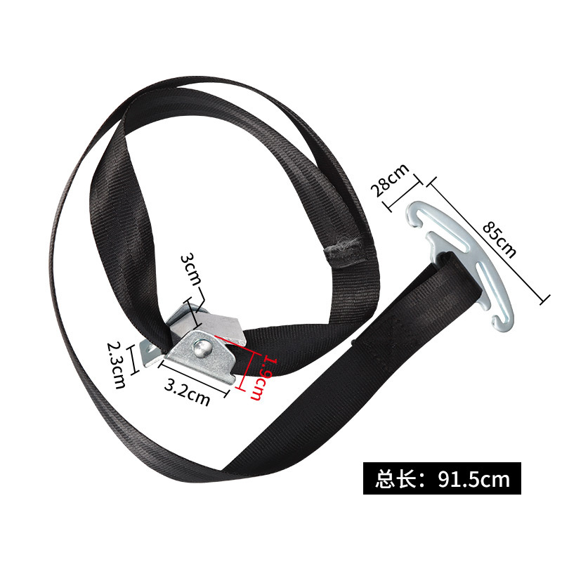 Car child seat belt seat hardware accessories five-point buckle latch strap adjuster hook