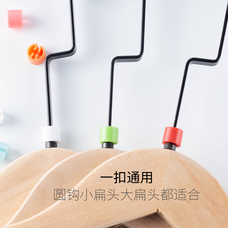 in stock wholesale no printing large clothing size buckle hanger number label transparent color digital round circle