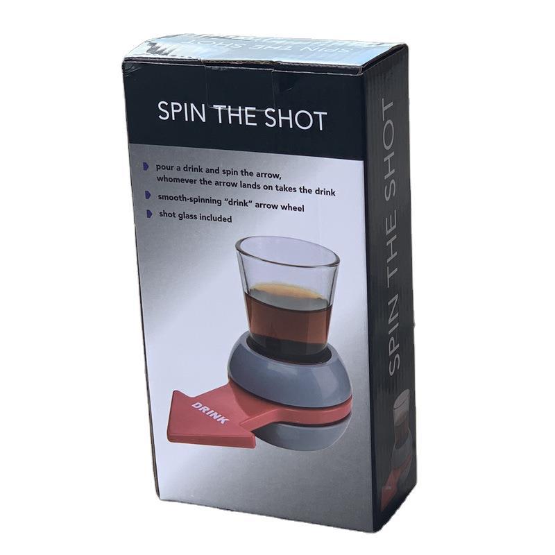 spin the shot arrow turntable wine set creative bar entertainment place pointer turntable wine set