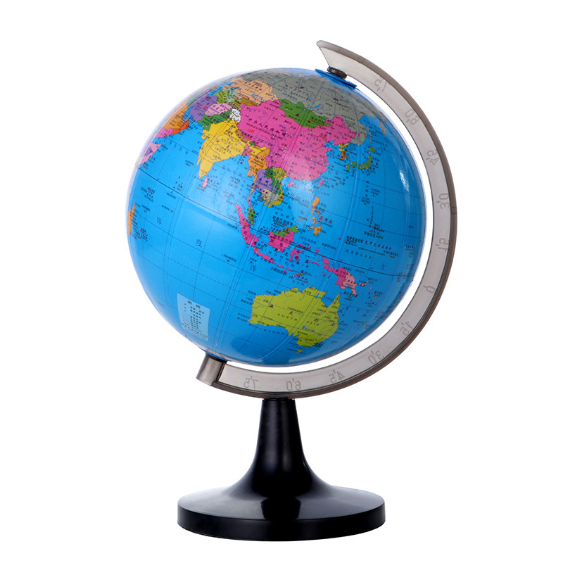 Factory Direct Sales Standard Globe Student Teaching Globe 18.2cm Chinese and English Russian and Western Awen