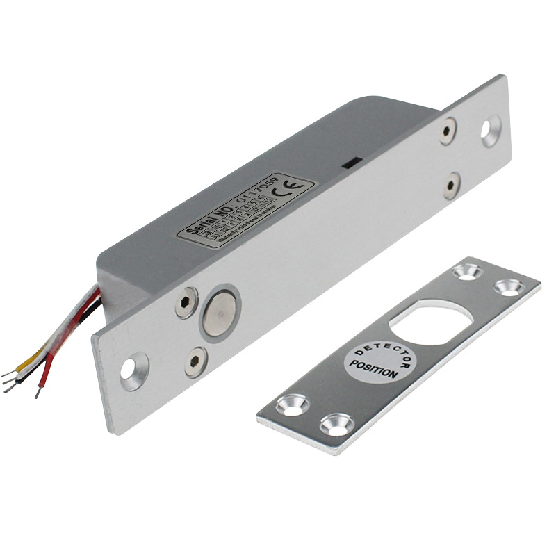 Small mini electric lock access control concealed bolt lock normal temperature delay electric lock electronic access control electric lock open installation