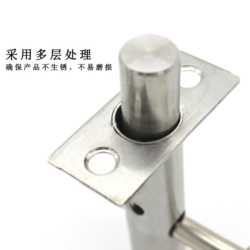 Stainless steel pipe well door lock invisible lock cross key lock strong and weak water and electricity well lock concealed fire door fire lock