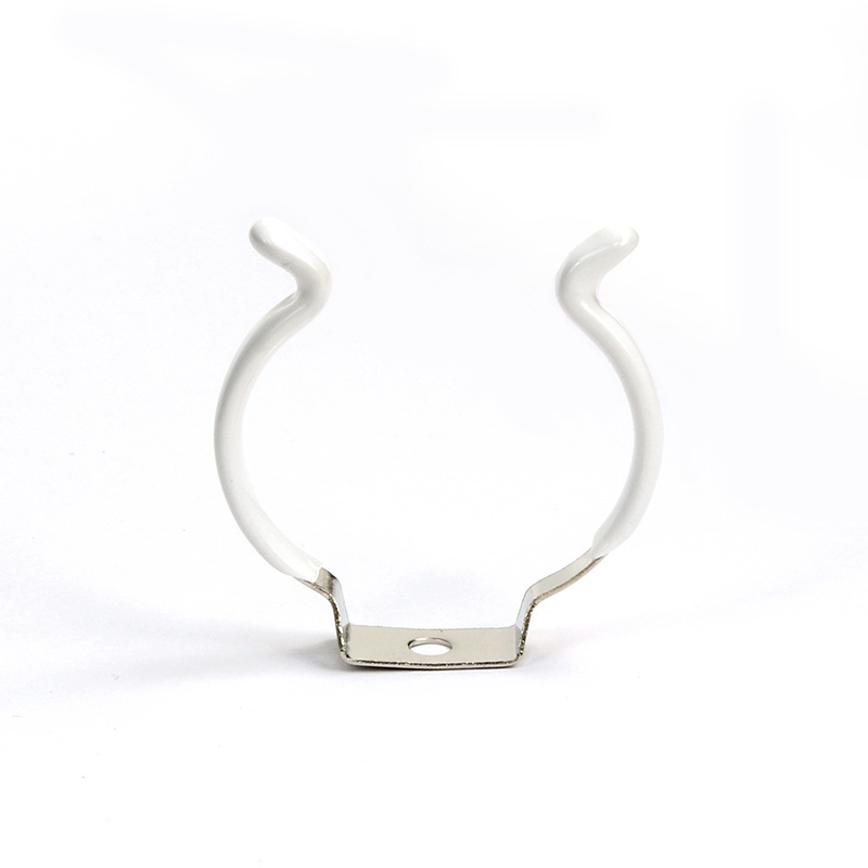 White dipping lamp bracket 2G11 lamp tube clip T5 double tube lamp clip LED oval tube lamp clip