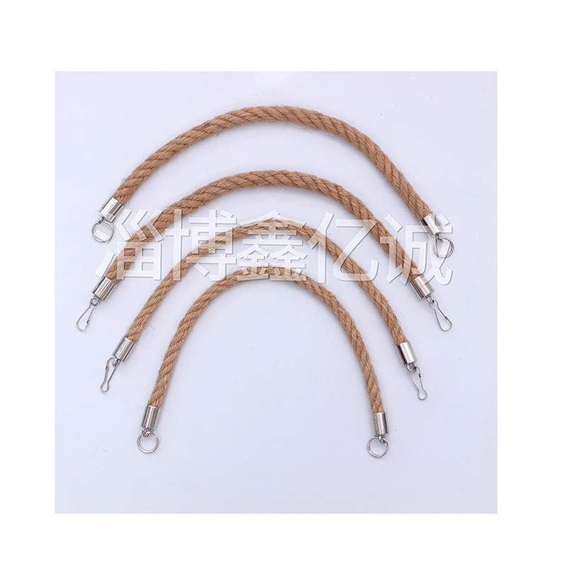 Glass bottle handle glass candlestick handle solar lamp crafts handle hemp rope handle