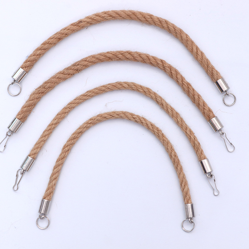 Glass bottle handle glass candlestick handle solar lamp crafts handle hemp rope handle