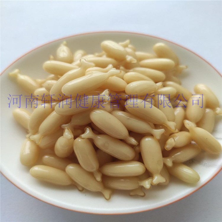 Seaweed Calcium Blueberry Gummy Production with Added Soft Capsules, 10 Capsules/Plate, Lutein Fat Chewable Soft Capsules