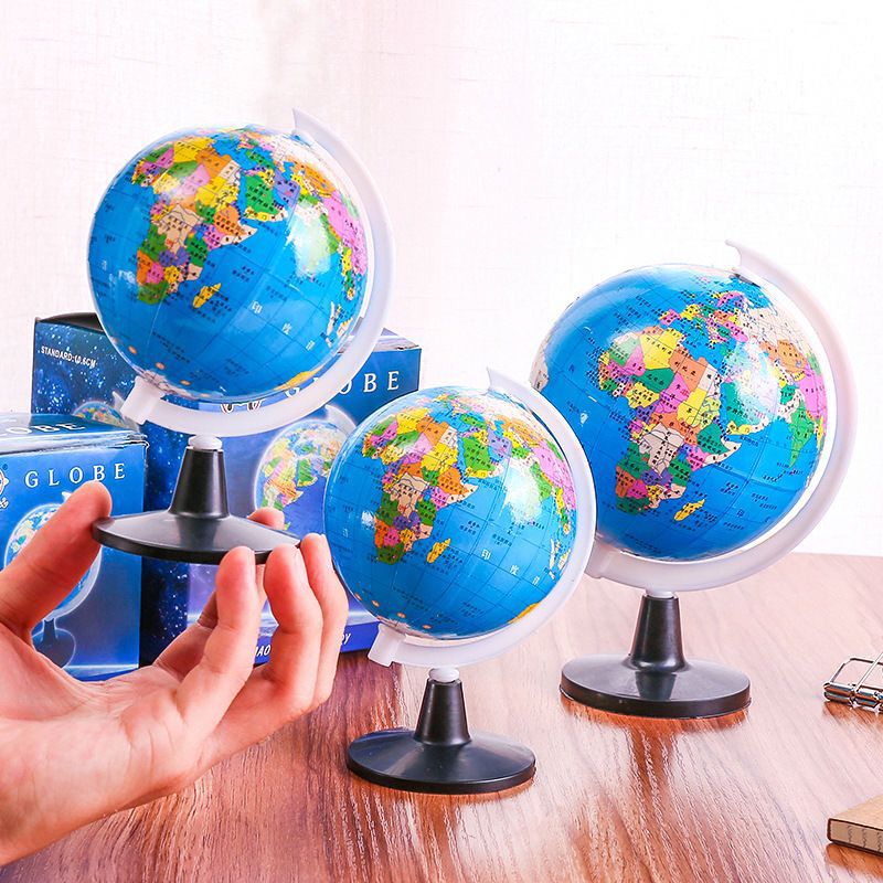 Factory Direct Sales Standard Globe Student Teaching Globe 18.2cm Chinese and English Russian and Western Awen