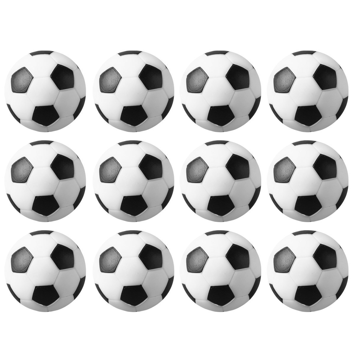 Table football environmental protection plastic black and white small football diameter 29 31 32 36mm football machine accessories