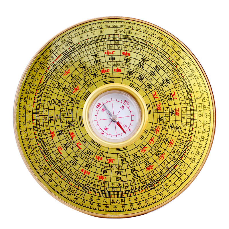 Профессиональный фэн-шуй компас, трехсторонний, три в одном, портативный компас для геомантии