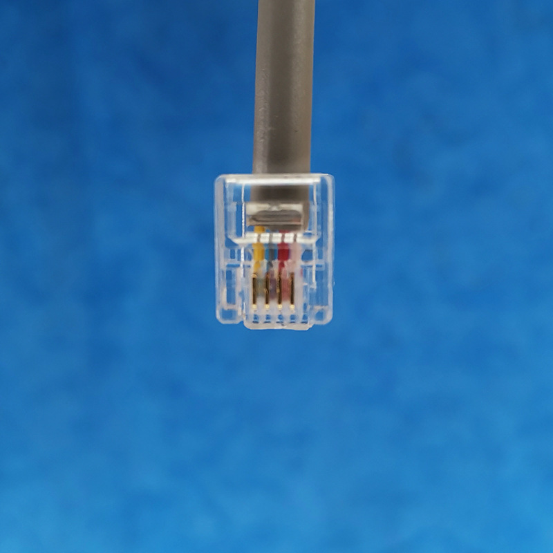 Supply 6P4C RJ11 pure copper 1.5 meters telephone line 150cm telephone line 1.5m telephone line