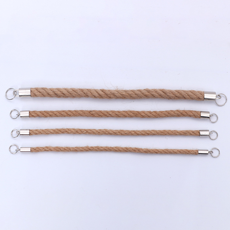 Glass bottle handle glass candlestick handle solar lamp crafts handle hemp rope handle