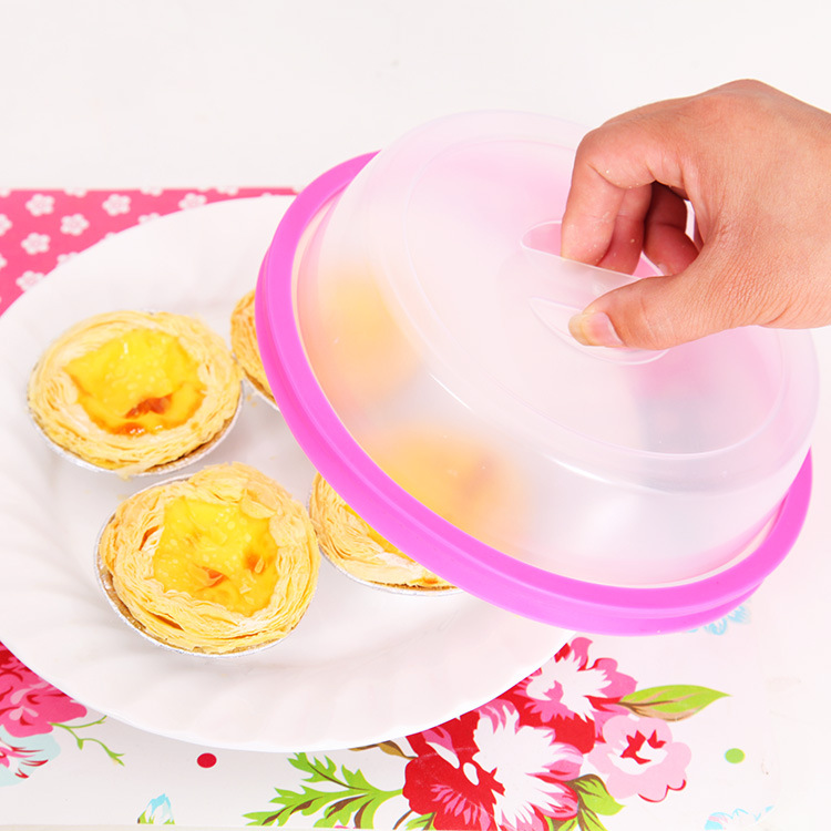 Superposable refrigerator fresh-keeping tray cover dust-proof bowl cover splash-proof oil cover refrigerator fresh-keeping cover kitchen storage cover