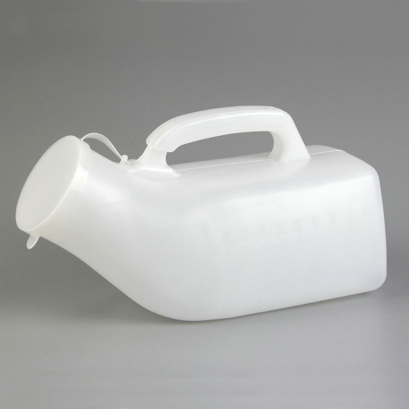 New Plastic 1000ML Male PE Square Blow Plastic Brand New Urinal Daily Care or Car Urinal