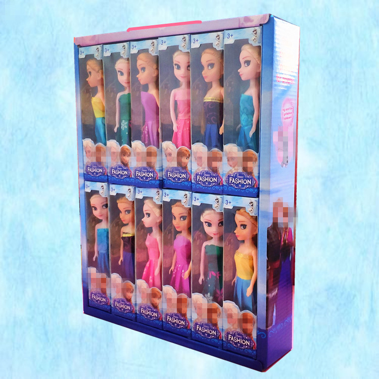 Подарок с QR-кодом в одной коробке DIY кукла Барби лоток детские игрушки призы для девочек 1 юань горячая распродажа