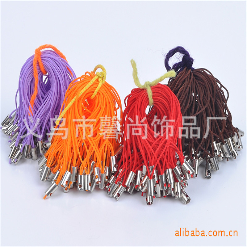 Manufacturers wholesale a large number of colorful mobile phone rope mobile phone lanyard mobile phone pendant rope mobile phone chain jewelry diy