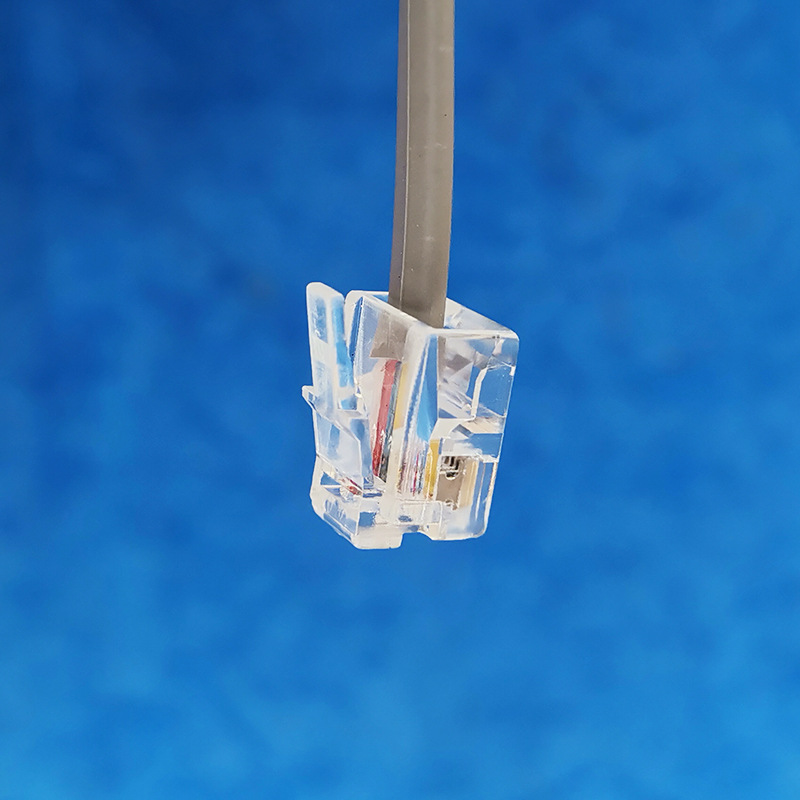 Supply 6P4C RJ11 pure copper 1.5 meters telephone line 150cm telephone line 1.5m telephone line