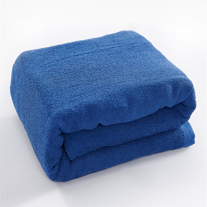 Cotton Thickened Towel Quilt Wholesale Student Dormitory Welfare Army Green Air-conditioning Quilt Thickened Water Absorbent Relief Towel Blanket