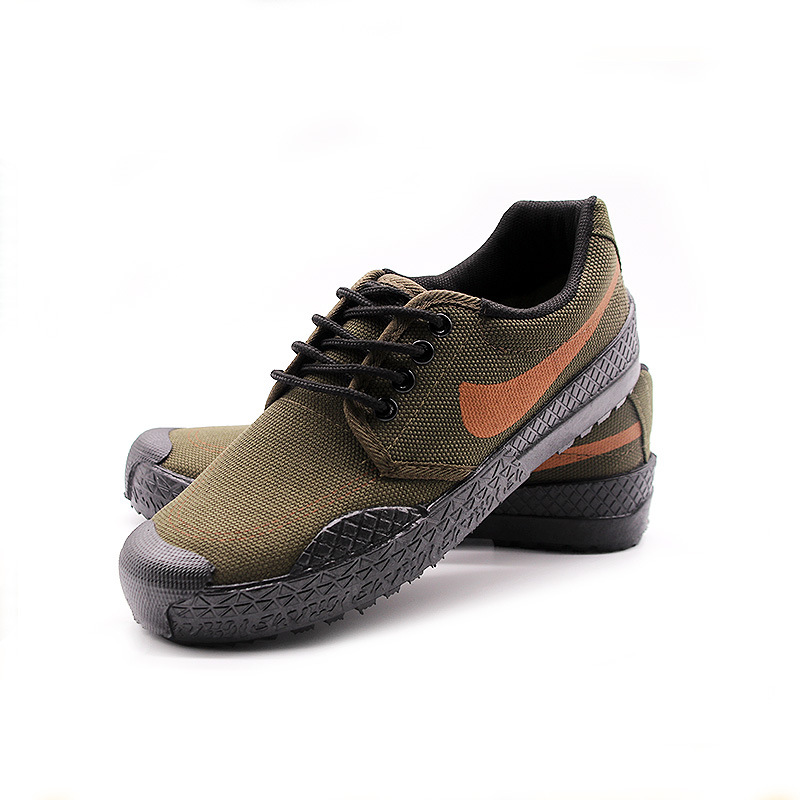 Liberation shoes men's construction site shoes labor protection shoes low-help liberation shoes men's and women's yellow rubber shoes factory wholesale a generation of hair