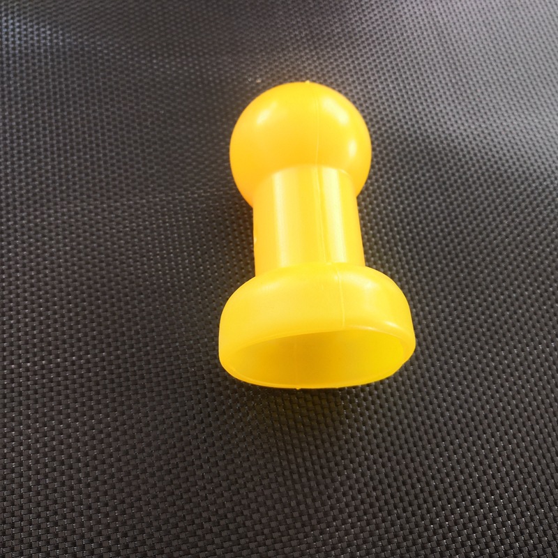 Children's Trampoline Jumping Bed Cover Steel Pipe Cover Yellow Hat Top Cover Pipe Cover Gourd Plastic Hat Accessories