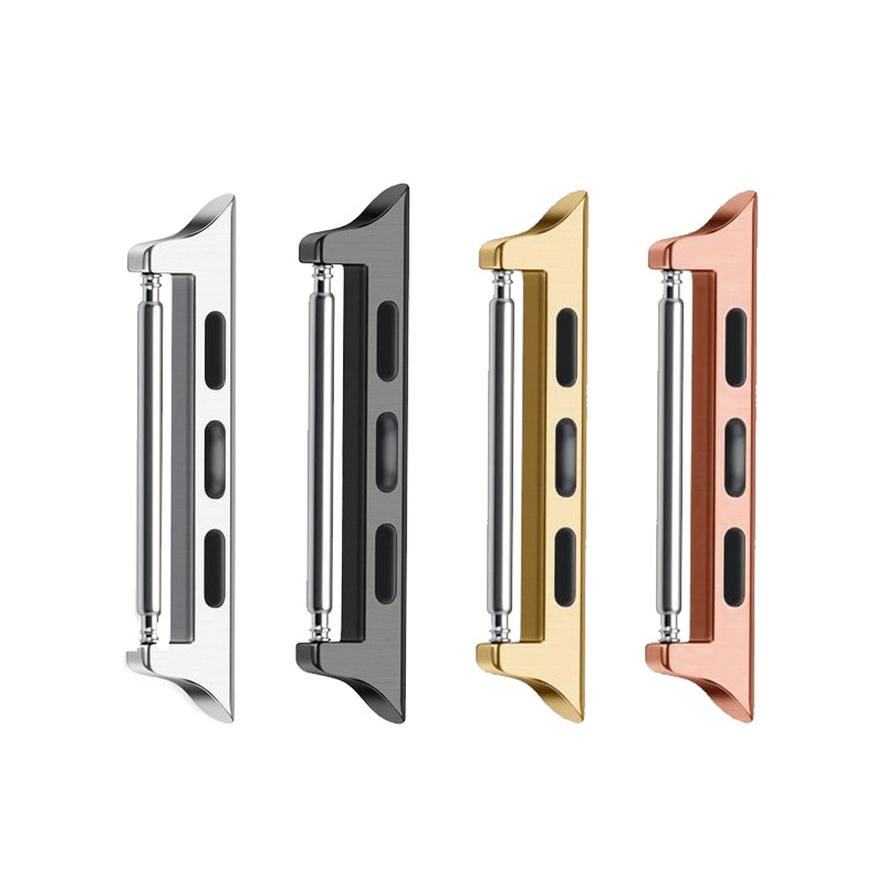 Suitable for Apple Strap Connector iwatch10 Representative Head Grain Ear Stainless Steel Strap Converter 49