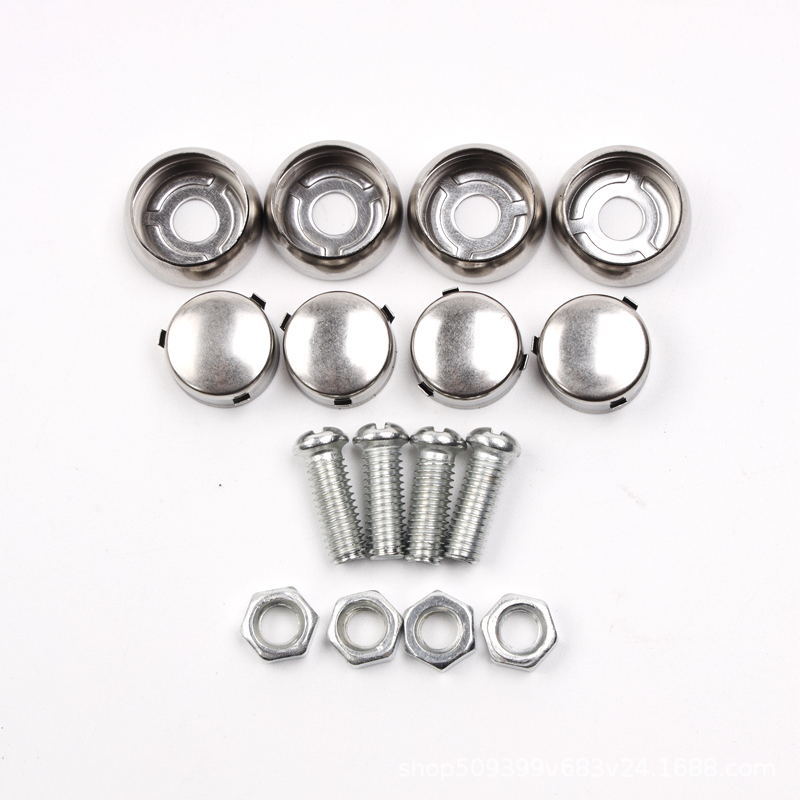 License plate buckle license plate frame anti-theft fixed screw fixed buckle universal style license plate buckle license plate frame screw