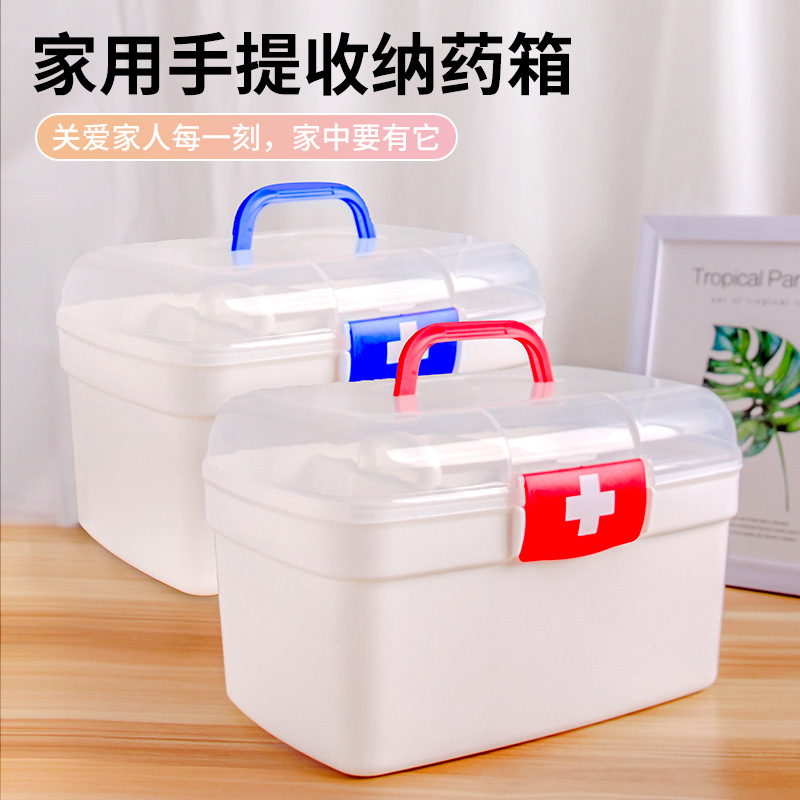 Storage Plastic Medicine Box Household Medicine Box Satchel Medicine Box Medicine Storage Printable Manufacturer Wholesale